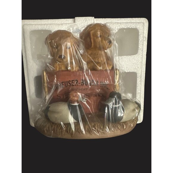 Anheuser Busch Buddies Special Edition Figurine dogs 1995 Box COA - Picture 1 of 7
